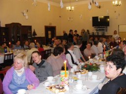 Wigilia w Domu Pomocy Społecznej w Podzamku 23 Grudnia 2014r.